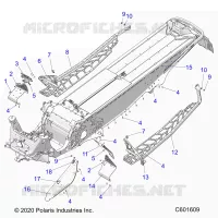 CHASSIS, CLUTCH GUARD, FOOTRESTS, AND RUNNINGBOARDS