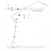 SUSPENSION, DREHSTAB, REAR