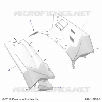KAROSSERIE HINTEN CAB AND HEAT SHIELDS