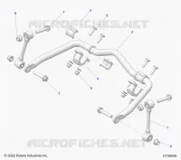 SUSPENSION, FRONT STABILISATORSTANGE