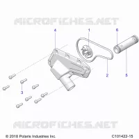 MOTOR, WATERPUMP IMPELLER AND COVER