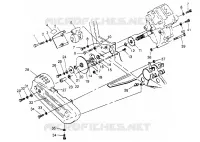 GETRIEBEGEHÄUSE/BREMSE AND KETTEN ??COVER MOUNTING SPORTSMAN 4X4 W948040 (4926842684C003)
