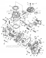 CRANKCASE AND ZYLINDER 6X6 350L W938739 (4924062406043A)