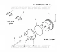TACHOMETER and INDICATOR LIGHTS