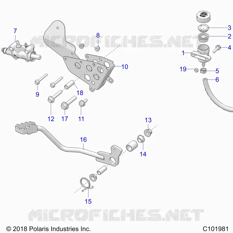 BRAKES, BRAKE PEDAL AND MASTER CYLINDER