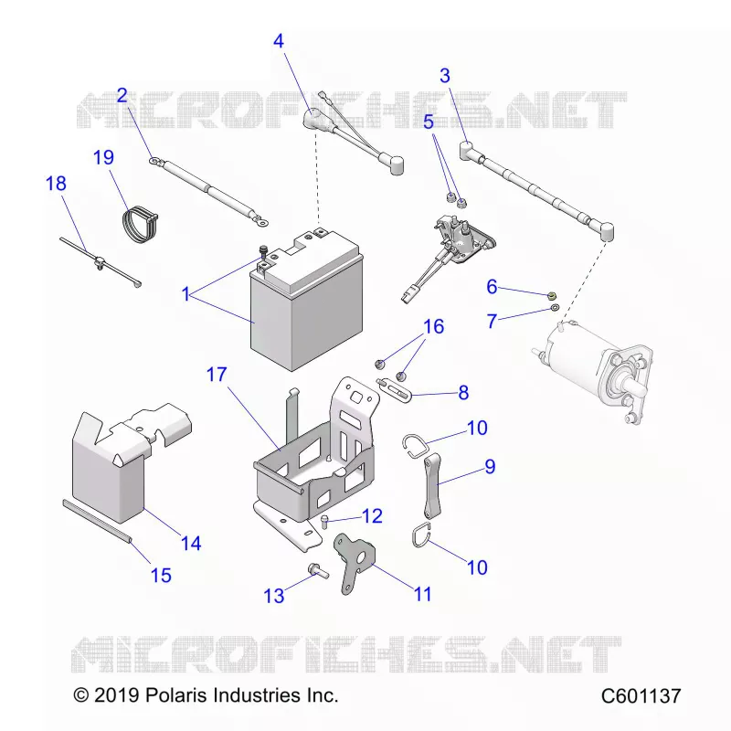 ELEKTRIC, BATTERY BOX  ASM.