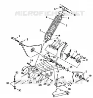 Schwingarm   SCHOCK Trail Blazer W98BA25C (4945464546B009)