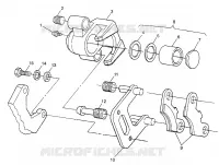 FRONT BREMSE Magnum 6X6 W97AE42A and Swedish Magnum 6X6 S97AE42E (4940754075B009)