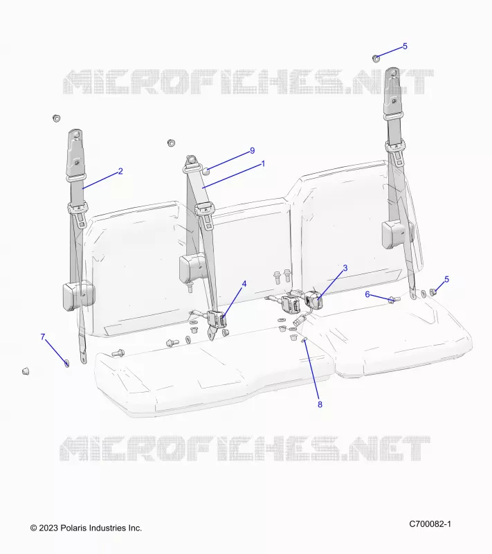 SITZ BELT AND MOUNTING