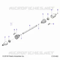 ANTRIEB, DRIVE SHAFT, FRONT