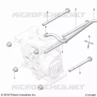 ANTRIEB, REAR GEARCASE, MOUNTING