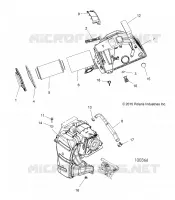 MOTOR, LUFTEINLASS