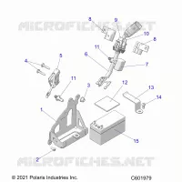 ELEKTRIC, BATTERY, MANUAL START POWER UP COMPONENTS