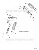 SUSPENSION, FRONT SHOCK MOUNTING