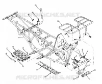FRAME ASSEMBLY WITH RACKS  BIG BOSS 4X6 (4919801980003A)
