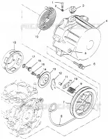 RÜCKZUG ANLASSER 600 XCR SP 0965677 and EUROPEAN 600 XCR SP E965677 (4932063206D006)