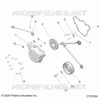 ENGINE, STATOR AND FLYRAD