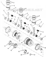 KOLBEN   KURBELWELLE 600 XCR SP 0965677 AND EUROPEAN 600 XCR SP E965677 (4932063206D004)