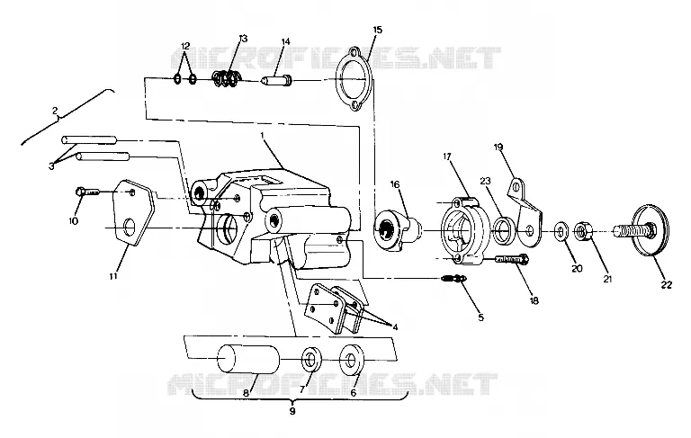 BREMS ASSEMBLY 250 4X4