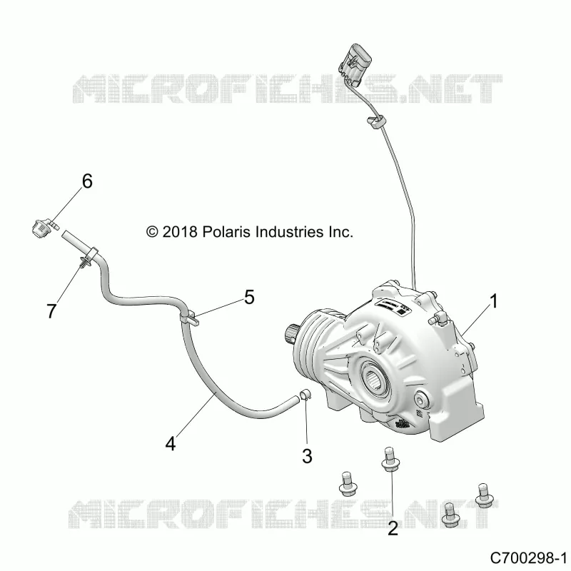DRIVE TRAIN, FRONT GEARCASE MOUNTING