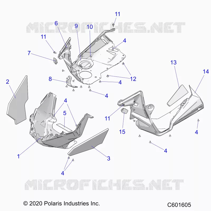 NOSEPAN ASM./FENDERS