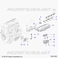 AUFNAHME MANIFOLD AND FUEL RAIL