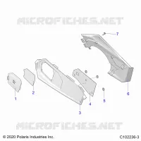 BODY, CLOSE OFF PANEL and ACCESS PANEL