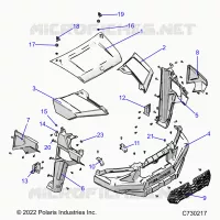 HAUBE, AND FRONT FENDERS