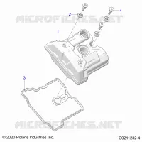 ENGINE, VENTILDECKEL
