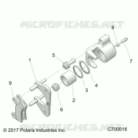 HINTERBREMSE CALIPER