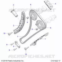 CAM CHAIN AND SPROCKET
