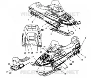 DECALS SPORT 0960443, SPORT TOURING 0960243 AND EUROPEAN SPORT TOURING E960 (4932223222A014)