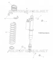 FRONT SUSPENSION SCHOCK MOUNTING