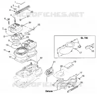 CYLINDER   MANIFOLD SL 700 B974071, INTL. SL 700 I974071, SL 700 DELUXE B97 (4940874087C005)