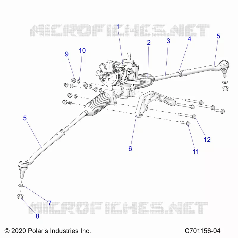 LENKGETRIEBE BOX W/EPS AND RELATED