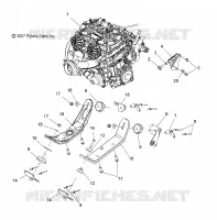 MOTOR, MOUNTING (SPECIAL 08 BUILD)