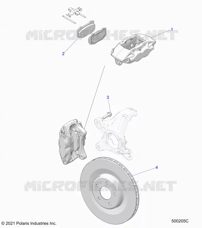 BRAKES, BREMSZANGE VORNE