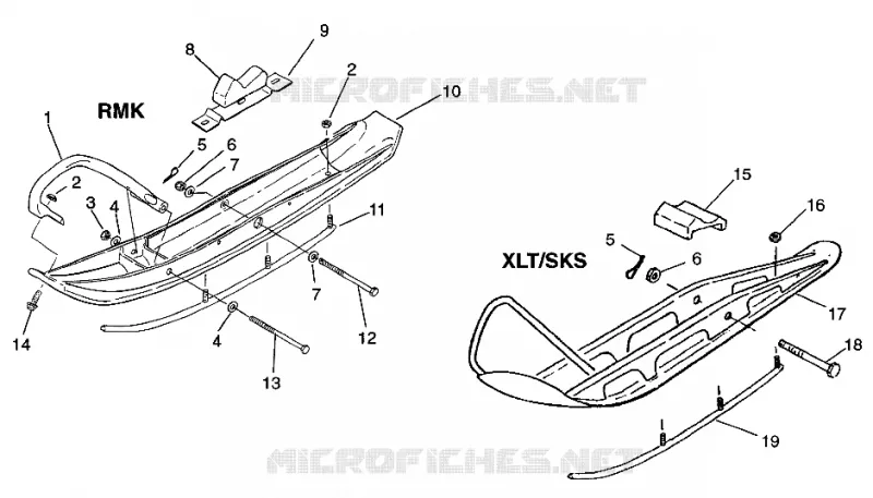 SKI XLT 0970756, XLT SKS 0970556 AND XLT RMK 0970956 (4937693769B004)