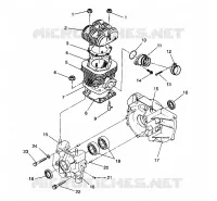 CRANKCASE AND ZYLINDER STARLITE/0933427 (4922972297029A)