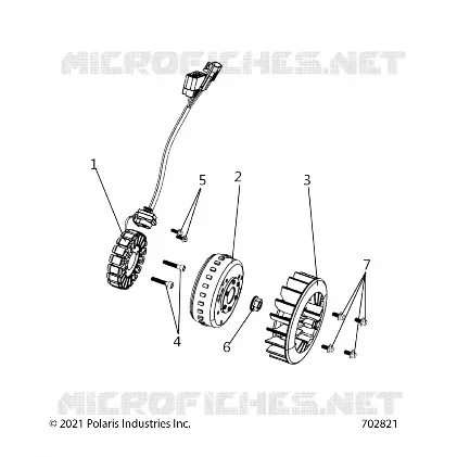 ENGINE, STATOR AND FLYRAD