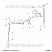 SUSPENSION, STABILISATORSTANGE