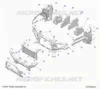 FRONTSTOSSSTANGE, FACIA, GRILLE, AND FLARES