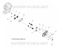 ANTRIEB, MAIN GETRIEBEGEHÄUSE OUTPUT SHAFT