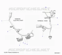 ELEKTRIC, WIRE HARNESS, HOOD, ELEC. START