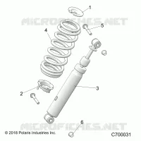 SUSPENSION, FRONT SHOCK MOUNTING