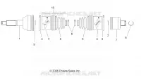 ANTRIEBSWELLE, REAR, LH, RH