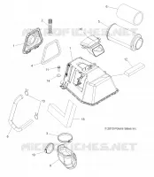MOTOR, LUFTEINLASS (BUILT 10/23/10 AND AFTER)