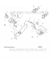 CHASSIS, CLUTCH GUARD AND FOOTRESTS