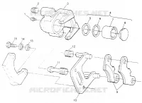 FRONT BREMSE Sportsman 4x4 W968040 (4935943594B008)