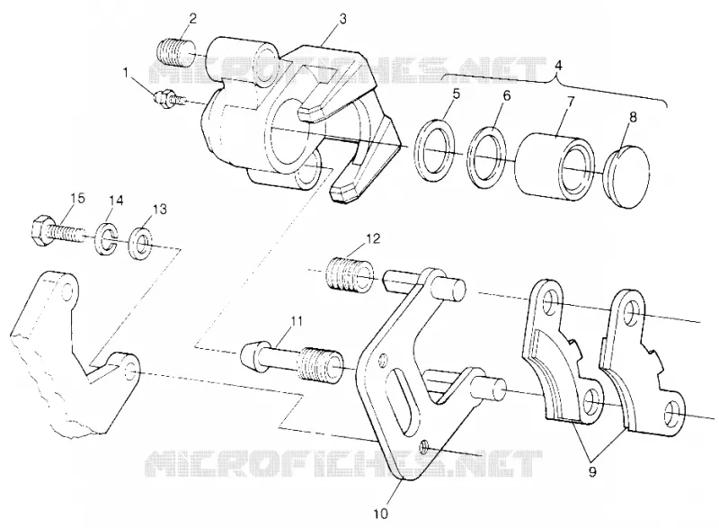 FRONT BREMSE Sportsman 4x4 W968040 (4935943594B008)